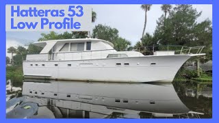 EP 63 Hatteras 53 Low Profile Motor Yacht 1974 [upl. by Mortie51]