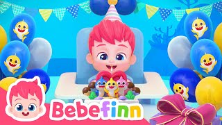 🥳🎂 Happy Birthday Bebefinn  EP33  Birthday Song for Kids  Nursery Rhymes amp Kids Songs [upl. by Acinomed976]