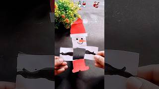 Easy kids paper craft☃️🧑🏻‍🎄😨shorts viralvideo youtubeshorts funny comedy craft diyart kids [upl. by Rambort]