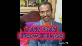 HUDUGA HUDUGA SONG FROM HEMAVATHI MAM [upl. by Yardna551]