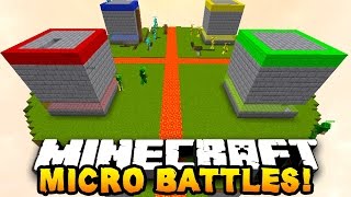 Minecraft Micro Battle w Gitaristv w Anka Leydi [upl. by Nnodnarb63]