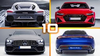 Top 10 Fastest 4seat Sports Cars in the World 2020 [upl. by Erda]