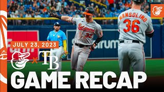 Orioles vs Rays Game Recap 72323  MLB Highlights  Baltimore Orioles [upl. by Little55]