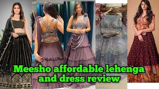 meesho latest lehenga and dress haul meesho honest lehenga review fashiontrendingmeesho [upl. by Ulises]