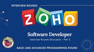 ZOHO  Software Developer  Interview Rounds  Part 2  Basic and Advanced Programming level  தமிழ் [upl. by Tracie]