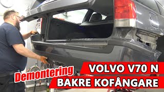 Demontering kofångare bak Volvo V70n [upl. by Heimer]