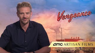 VENGEANCE – Exclusive Interview BJ Novak Boyd Holbrook  AMC Theatres 2022 [upl. by Adnilemreh]