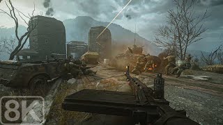 Crossing The Rhine  Ludendorff Bridge  Remagen Germany  March 1945｜Call of Duty WW2  8K [upl. by Acnairb]