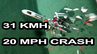 921 KMH LEGO TRAIN CRASH SCALE SPEED [upl. by Jemine]