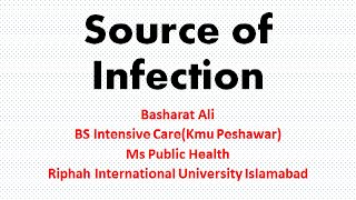 Source Of Infection  Reservoirs  Epidemiology Urdu  Lecture 5th  Basharat Ali [upl. by Krakow105]