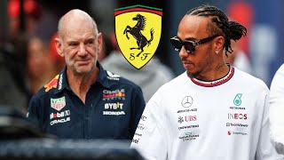 WELL SEE LEWIS HAMILTON RESPONDS TO ADRIAN NEWEY FERRARI RUMOURS [upl. by Neahs]