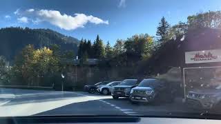 Driving from Les Diablerets Glacier 3000 to Grindelwald Pitstop Fondue Caquelon Cheese Grotto [upl. by Nelyt]