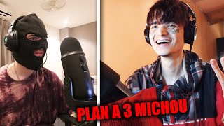 PLAN A 3 AVEC MICHOU ET AZULEK  je le prank mdr [upl. by Irpac]