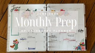 Preparing for June in my Happy Planner Dashboard Planner [upl. by Pilar]