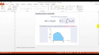 séance 4 Thermodynamique transformations thermodynamiques et types dénergie échangée [upl. by Farra]
