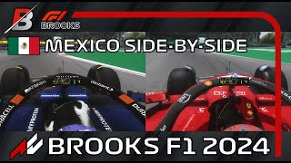 F1 Mexico 2024  SidebySide Qualifying  BROOKS F1 League  Round 2024  f1 assettocorsa [upl. by Bean]