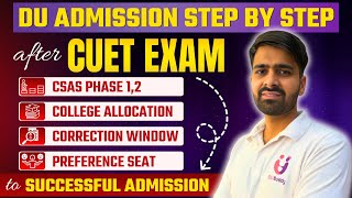 DU CSAS Portal Demo 2024 StepbyStep Guide 🥳 delhiuniversity duadmission2024 [upl. by Rialb]