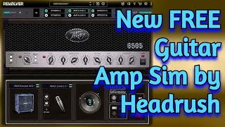 New FREE Guitar Amp Simulator by HeadRush  ReValver 5 VST Plugin  Review amp Demo [upl. by Tneciv679]