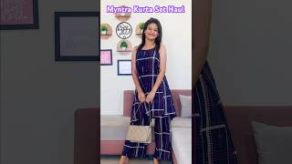 Myntra Kurta Set haul l Summer Kurta Set l College Wear l Office Wear l Daily Wear l Myntra Haul💕 [upl. by Rednijar]