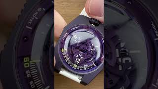 Urwerk UR100V UltraViolet UR100V UV 1Minute Watch Review [upl. by Anayet544]