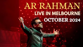 AR RAHMAN CONCERT  Australia Tour  Highlights melbourne 2024 arrahman tamil hindi songs [upl. by Liss]