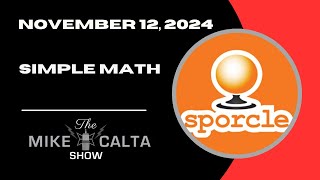 Sporcle Simple Math  The Mike Calta Show [upl. by Airotnahs]