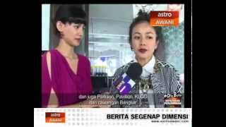 Melinda Looi Diana Danielle lancar koleksi baju raya [upl. by Ayirp]