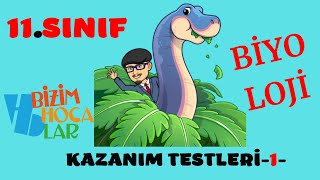 11 Sınıf Biyoloji Kazanım Testleri1 2022  2023 [upl. by Airasor139]