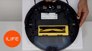 How to clean the sensors  ILIFE A4s Robot Vacuum [upl. by Sacks375]