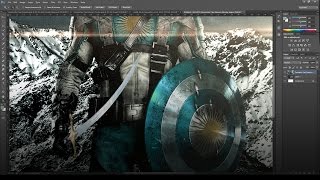 San Martin  Capitan America Speed Art [upl. by Aibar]