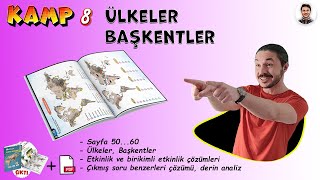 🌎Coğrafya Dünya ÜLKELER BAŞKENTLER Harita Bilgisi Çalışması 🚀KODLAMALARLA 📌KAMP8 [upl. by Faulkner]