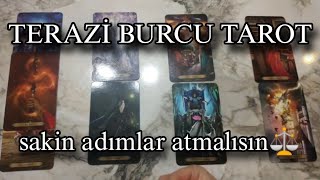 TERAZİ BURCU TAROT FALI SAKİN ADIMLAR ATMALISIN⚖️ tarot tarotfalı fal aşkfalı teraziburcu [upl. by Eiddam]