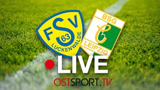 LIVE FSV 63 Luckenwalde vs BSG Chemie Leipzig  Regionalliga Nordost  SP03 [upl. by Gnahk]