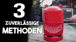 Gasflasche  Füllstand richtig ermitteln  Mit diesen 3 Methoden klappt es garantiert 🚀 [upl. by Rehposirhc]