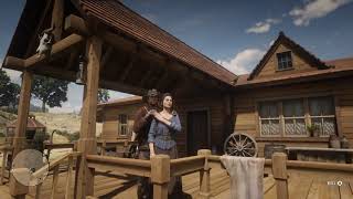 Beechers Hope random event  John hugs Abigail RDR 2 [upl. by Christensen]