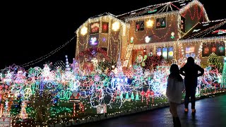 More than 100000 lights are on display at this overthetop Christmas house [upl. by Patsis]