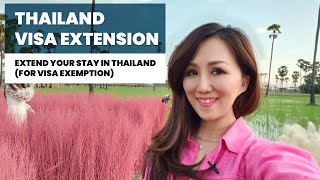 Thailand visa extension for exemption visa [upl. by Cj]