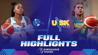 Basket Landes v ZVVZ USK Praha  Full Game Highlights  EuroLeague Women 202324 [upl. by Zahavi]