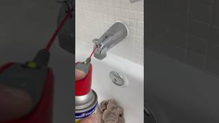 Quick Fix Unsticking a Bathtub Diverter with WD40 plumbing diy [upl. by Ikkaj]