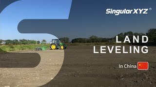 SL100 GNSS Land Leveling System Performance in China [upl. by Burrow]