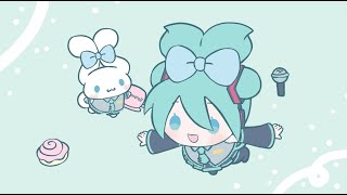 Hatsune Miku x Cinnamoroll Cafe Short Animation [upl. by Alial474]