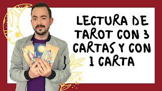 LECTURA DEL TAROT  TRES CARTAS Y UNA CARTA [upl. by Oys516]