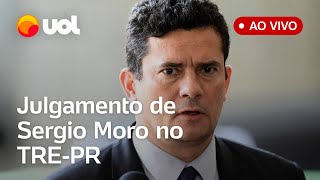 🔴 Sergio Moro julgamento ao vivo no TREPR analisa ações que pedem cassação do mandato de senador [upl. by Selim]