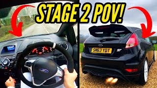 STAGE 2 Fiesta ST POV Drive SO FAST [upl. by Kostman]