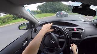 Honda Civic Tourer 16 iDTEC 2014  POV Drive [upl. by Giavani268]