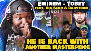 Eminem  Tobey feat Big Sean amp Babytron  Reaction [upl. by Aivekahs332]