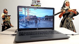 Red Dead Redemption PC on Low End Laptop AMD A6 Radeon R4 Graphics [upl. by Anelahs]