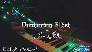 Rafet El Roman feat Derya  Unuturum Elbet  Piano  بالتاكيد سانسى [upl. by Amehsyt]