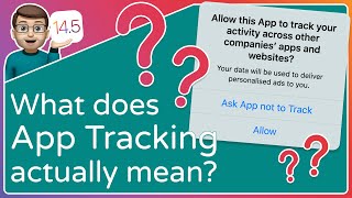 What does App Tracking actually mean A Simple Explanation of Privacy Changes in iOS 145 [upl. by Borchert]