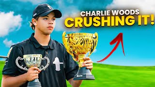 Charlie Woods is Absolutely Crushing It [upl. by Ertnom]